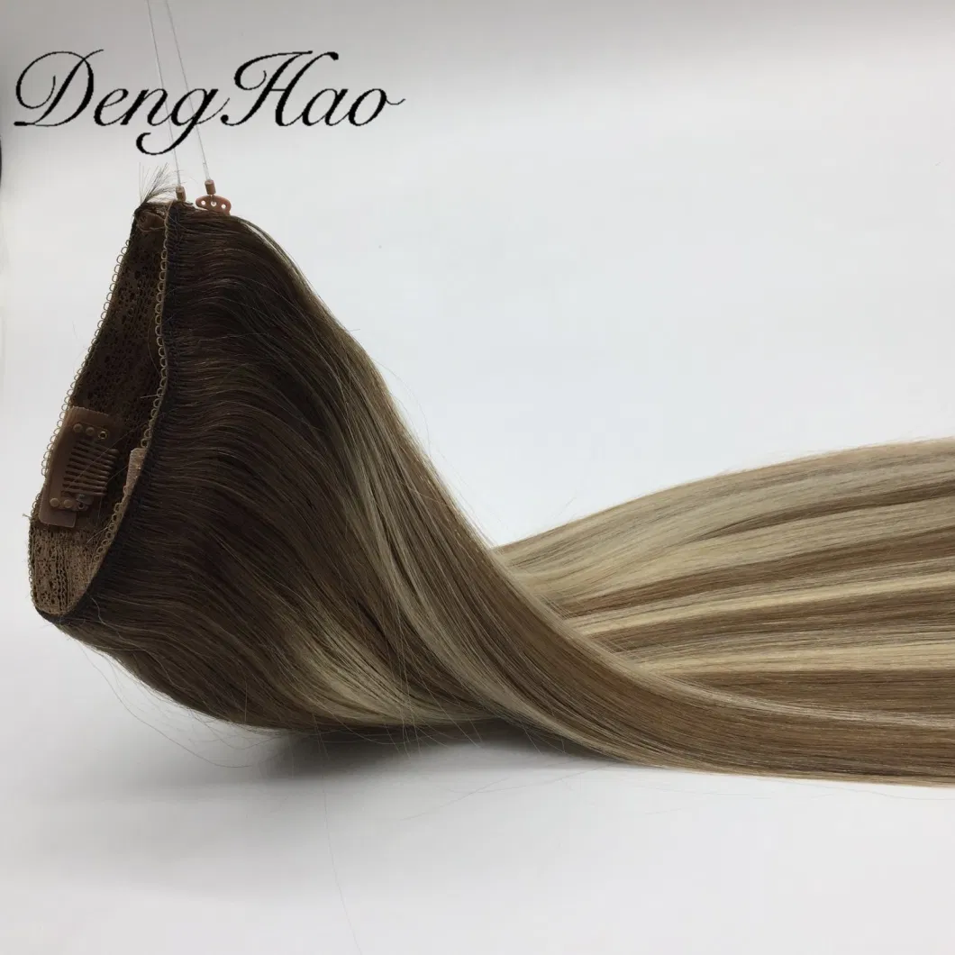 Beautful Color High Quality Denghao Factory Reasonable Price for Halo Hair Extension