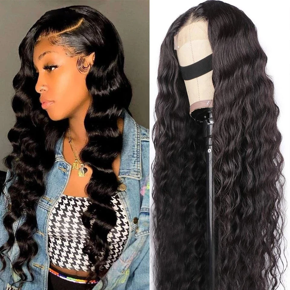 13*4 13*6 Frontal Lace Wig HD Transparent Lace Hair Wig Full Frontal Lace Wigs 180 200 Density Closure Lace Top Quality Wig Supplier Ready to Ship