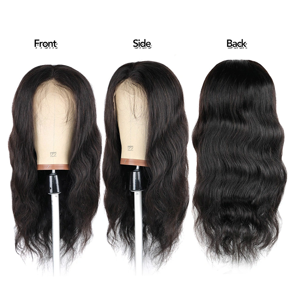 Large Stock 100% Remy Human Hair Lace Front Wigs Sample Customization