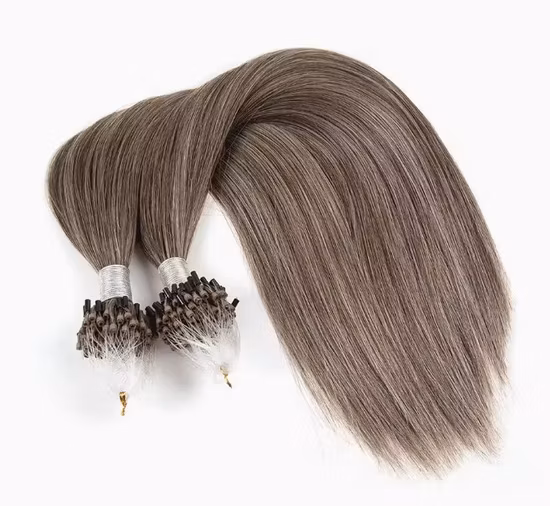 고품질 브라질 사람의 모발 마이크로 반지 머리